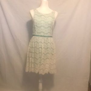 Powder Blue Lace Dress